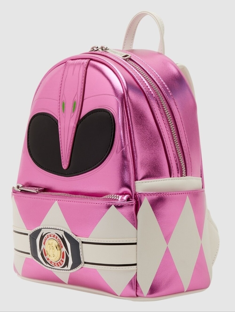 Loungefly Power Rangers Pink Ranger Cosplay Mini Backpack NWT - Picture 3 of 5